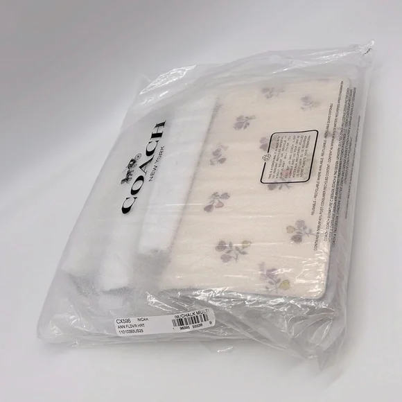 Coach Anna Foldover Clutch Crossbody Bag With Heart Print - Picture 11 of 16